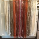 A yarn hanging with fall colors by Morgan Matzen.